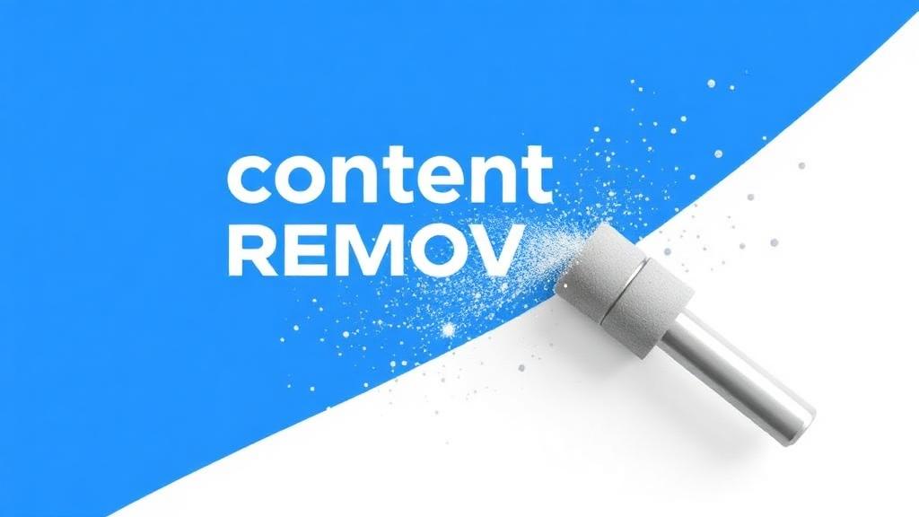Content removal service - delete unwanted content from the internet