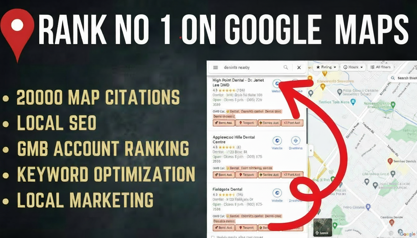 Google Maps 3-Pack - Your Business in Top 3 Results